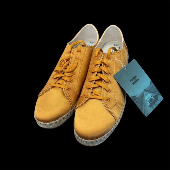 TOMS Lena Sunflower Satin Espadrille Sneakers | W8 | Casual Comfort Street Style - Picture 2 of 5